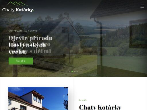 chaty kotárky -  ubytování na rusavě v okolí přírody hostýnských vrchů ve zlínském kraji.
