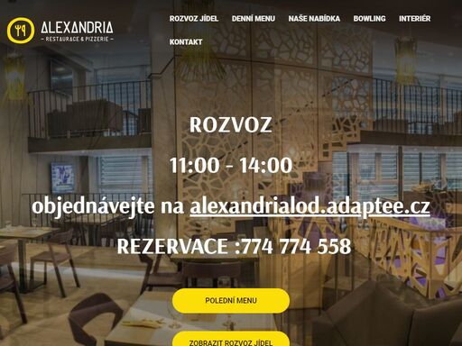 zveme vás do nově zrekonstruované restaurace alexandria loď, kde vám nabídneme léty osvědčené speciality a také nově burgery nebo vegetariánské jídla.