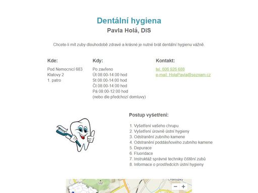 www.dentalnihygienaklatovy.cz