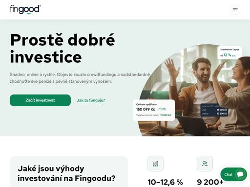 crowdfunding investice se zhodnocením až 12 %. investujte do prověřených českých firem. nechte své peníze vydělávat!