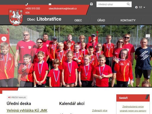 oficiální stránky obce litobratřice