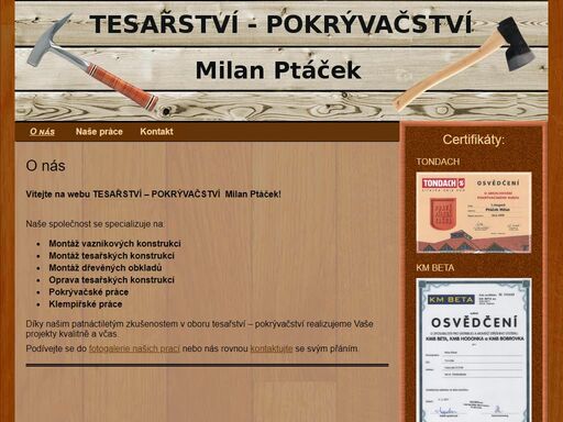 www.tesarstvi-ptacek.cz