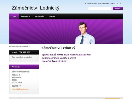 www.zamecnictvilednicky.cz