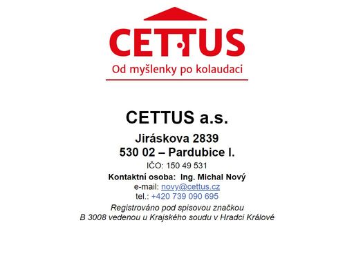 cettus a.s., stavební inženýring