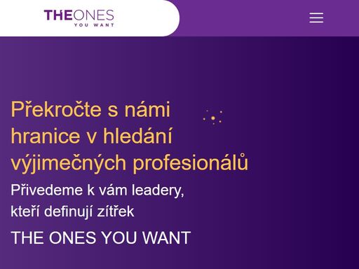 www.theones.cz