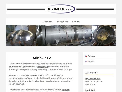 www.arinox.cz