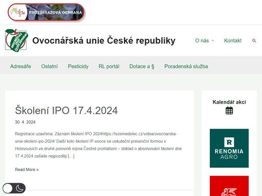 ovocnářská unie české republiky