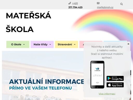 www.materskaskolazbiroh.cz