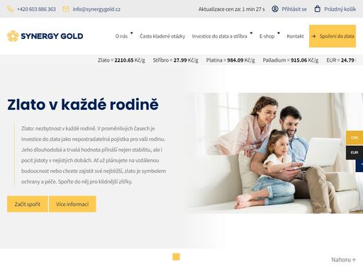 aktualizace ceny každých 10 min. prodej investičního zlata a stříbra. e-shop a kamenný obchod v centru prahy. spolehlivá česká firma, diskrétní prodej a výkup. 