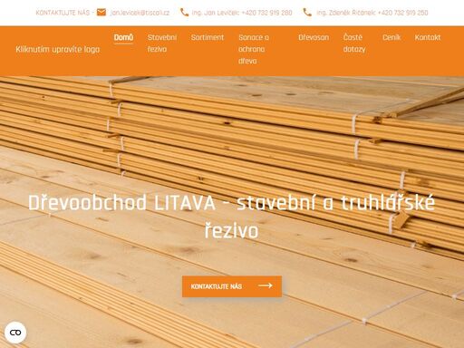 dřevoobchod litava - prodej listnateho a jehličnateho řeziva, stavebniho i truhlařskeho.