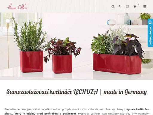 nejkvalitnější samozavlažovací květináče lechuza vyrobeny v německu