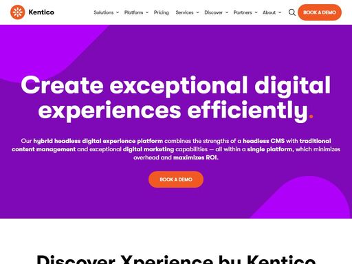 create engaging digital experiences and take your business to the next level with a hybrid headless digital experience platform (dxp).