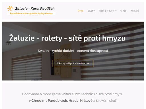 www.zaluzie-pavlicek.cz