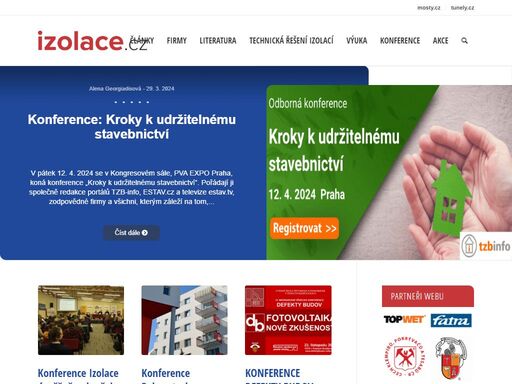 izolace.cz je odborný web, kde najdete články, firmy, řešení, výukové materiály a další informace z oboru stavebních izolací a stavební fyziky.