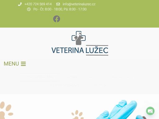 veterinární ordinace lužec pro psi, kočky, ptactvo, hlodavce a exotická zvířata. chirurgie, sono, preventivní péče