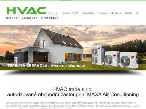 klimatizace a tepelná čerpadla maxa air conditioning přímo od autorizovaného distributora pro českou republiku.