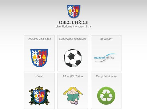 obec uhřice - oficiální stránky