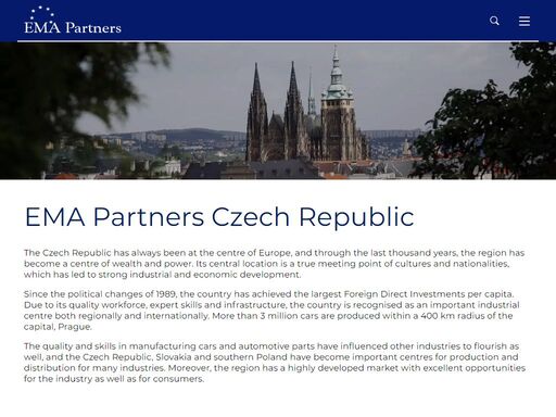 with 200+ consultants across 5 continents, ema partners is the most reliable executive search firm in czech republic for recruitment of industry leaders!