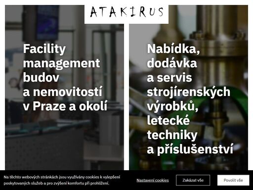 atakirus poskytuje komplexní služby v oblasti facility managementu budov a nemovitostí. dále také dodává strojírenské výrobky, mechanizované systémy...