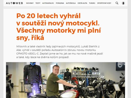 čtěte autoweb, nejlepší magazín o autech. všechno co zajímá řidiče aut. novinky o autech, články z testování nových modelů aut, motoristická poradna o autech, řešíme pro vás zákony a různé situace na silnici. testy pro autoškoly nanečisto. autobazar a ojeté auta. rallye a f1, autosalony.