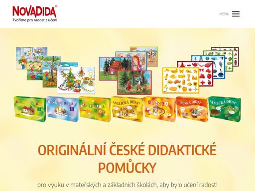 didaktické učební pomůcky do českých škol a školek pro radost z učení. originální a české.