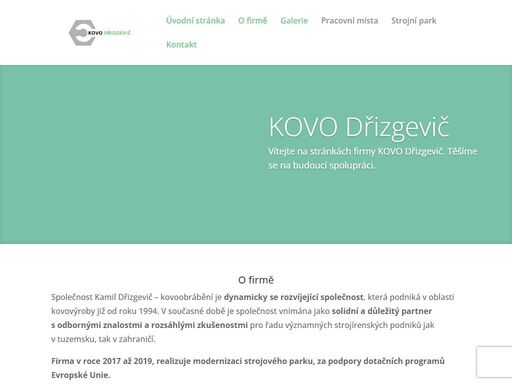 www.kovodrizgevic.cz
