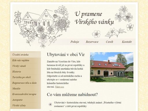 www.ubytovanivir.cz