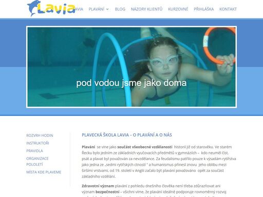 www.plavanilavia.cz
