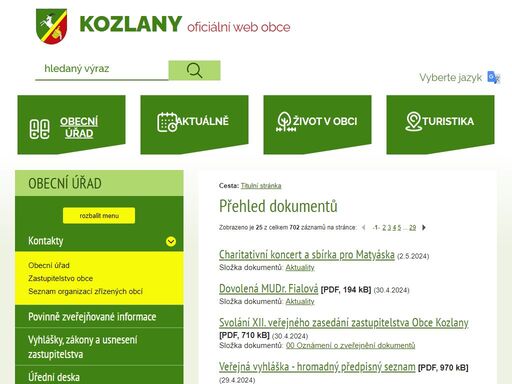 www.kozlany.eu