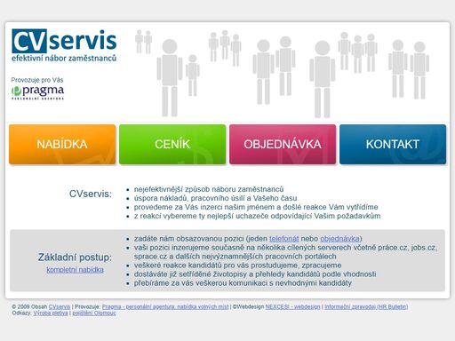 cvservis - efektivní nábor zaměstnanců - inzerce práce