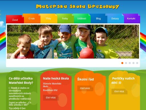 webové stránky mateřské školy v březolupech. 