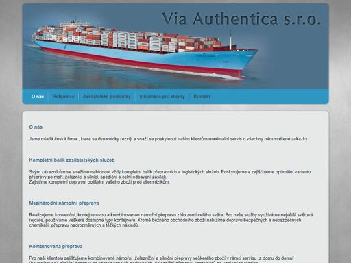 mezinárodní zasilatelské služby, námořní kontejnerová přeprava, námořní přeprava kusových zásilek.