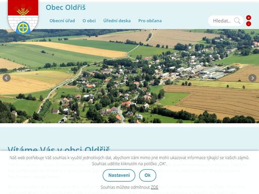 obec oldřiš (okres svitavy), oficiální stránka obce
