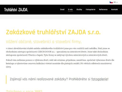 hledáte truhlářství pro rekonstrukce památek? klikněte na truhlarstvizajda.cz!