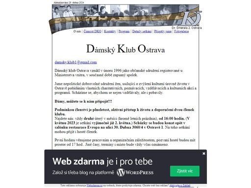 www.ovadamskyklub.unas.cz