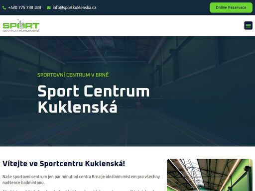 sportcentrumkuklenska.cz