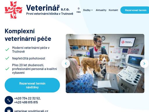 veterinář s.r.o. - první veterinární klinika v trutnově