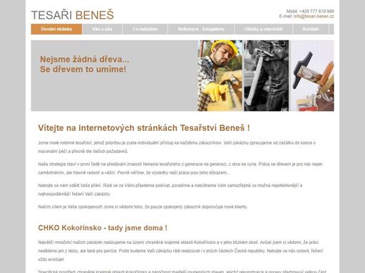 www.tesari-benes.cz