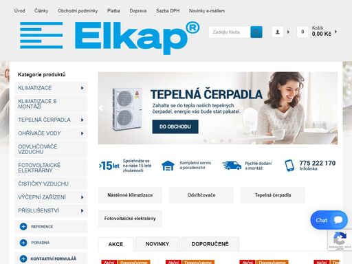 elkap, klimatizace, klima, tepelná, tepelné, čerpadlo, čerpadla, pivo, elkap, chlazení, topení, výčepy, výčepní zařízení