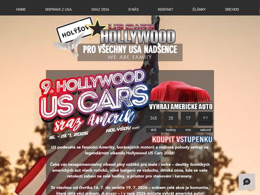 hollywood us cars, sraz aut. doplňky pro us auta. 