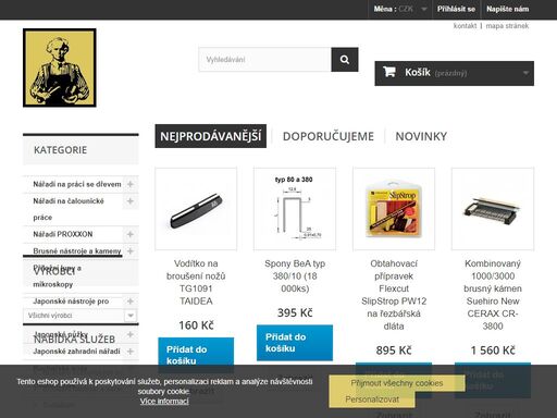 specializovaný obchod s ručním nářadím a nástroji.