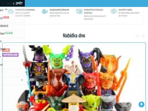 nákupní galerie bartis.cz - figurky a stavebnice