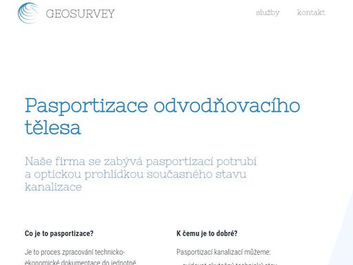 pasportizace kanalizací pomocí samohybného kamerového systému – určíme přesnou polohu potrubí i bez odvodňovacích plánů a zjistíme skutečný stav potrubí. výstup naší práce zahrnuje video s technickou dokumentací o stavu potrubí.