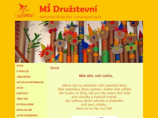 mateřská škola zlín družstevní