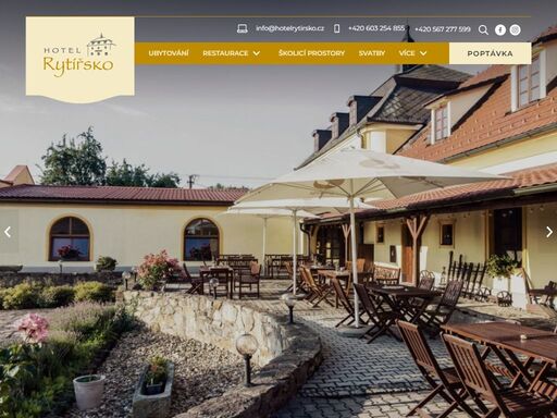 hotel rytířsko je zrekonstruovaný lovecký zámeček nacházející se v malebné části kraje vysočina.