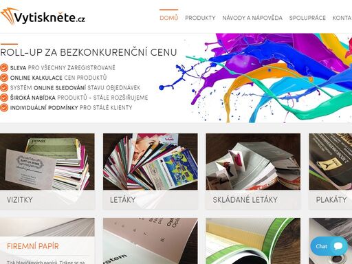 online kalkulace a tisk letáků, plakátů, vizitek, katalogů. dále vyrábíme reklamní bannery, plachty, rollup, samolepící folie a mnoho dalšího. vše rychle a online! 