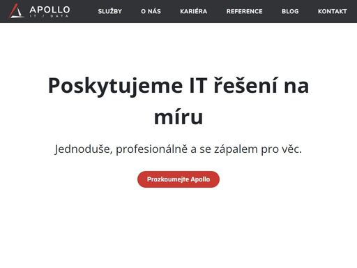 poskytujeme rozsáhlé portfolio služeb v oblasti vývoje webových a mobilních aplikací, na kterých pracuje náš vlastní tým tvořený více než 40 odborníky. specializace naší firmy zahrnuje tvorbu inovativních a uživatelsky přívětivých technologických řešení.