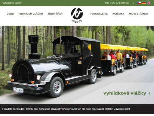 kr-expres - vyhlídkové vláčky