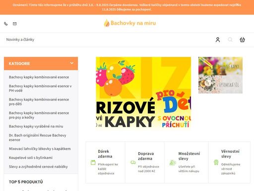 bachovy kapky pro dospělé, děti i zvířata. bachovy esence v kapkách vyrábíme na míru. poskytujeme individuální receptury, poradenství, konzultace.
