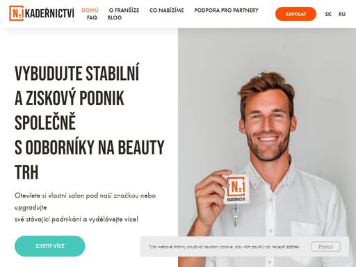 otevřete si vlastní salon pod naší značkou nebo upgradujte své stávající podnikání a vydělávejte více!